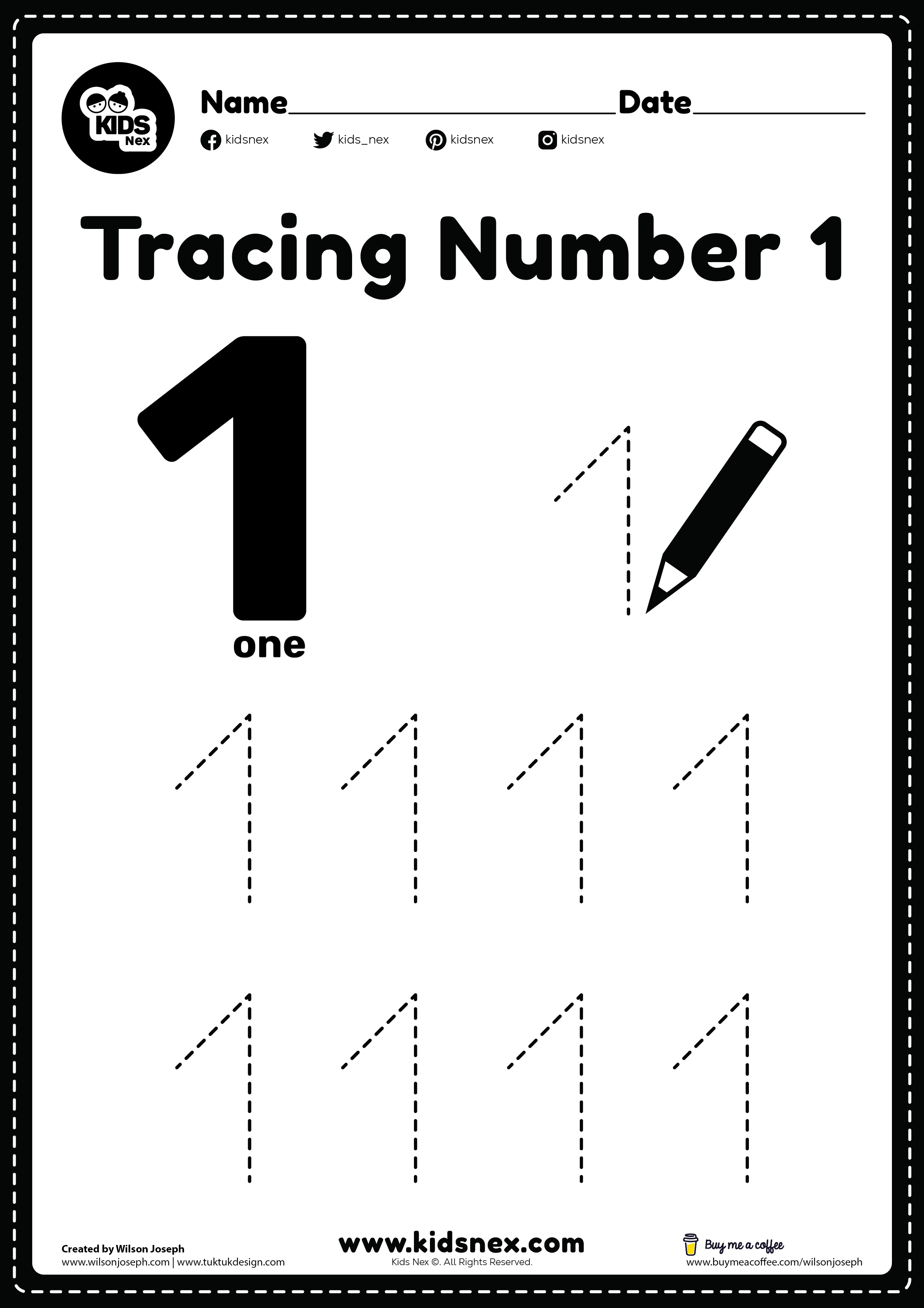 trace-number-1-worksheet