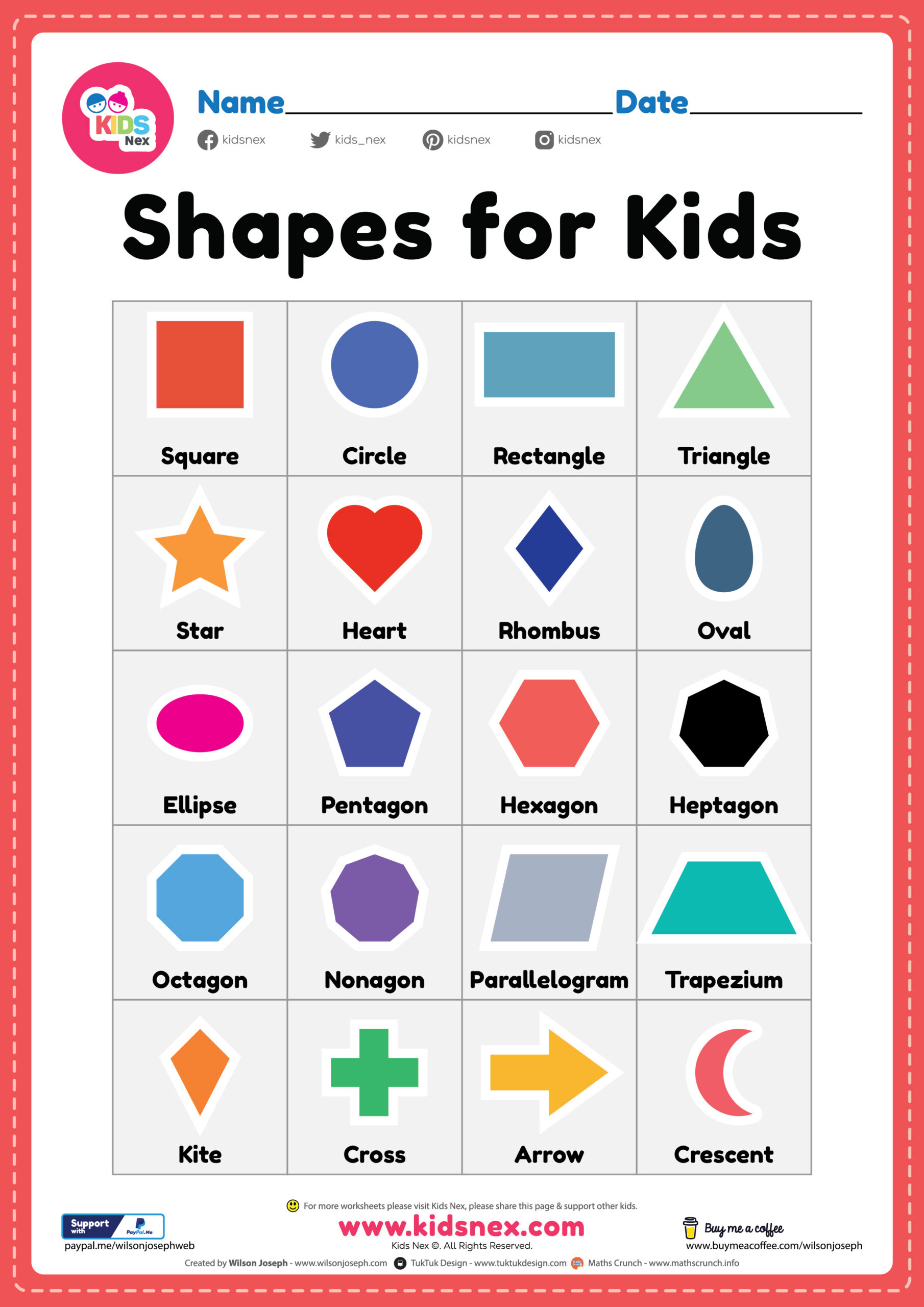 simple basic shapes for kids