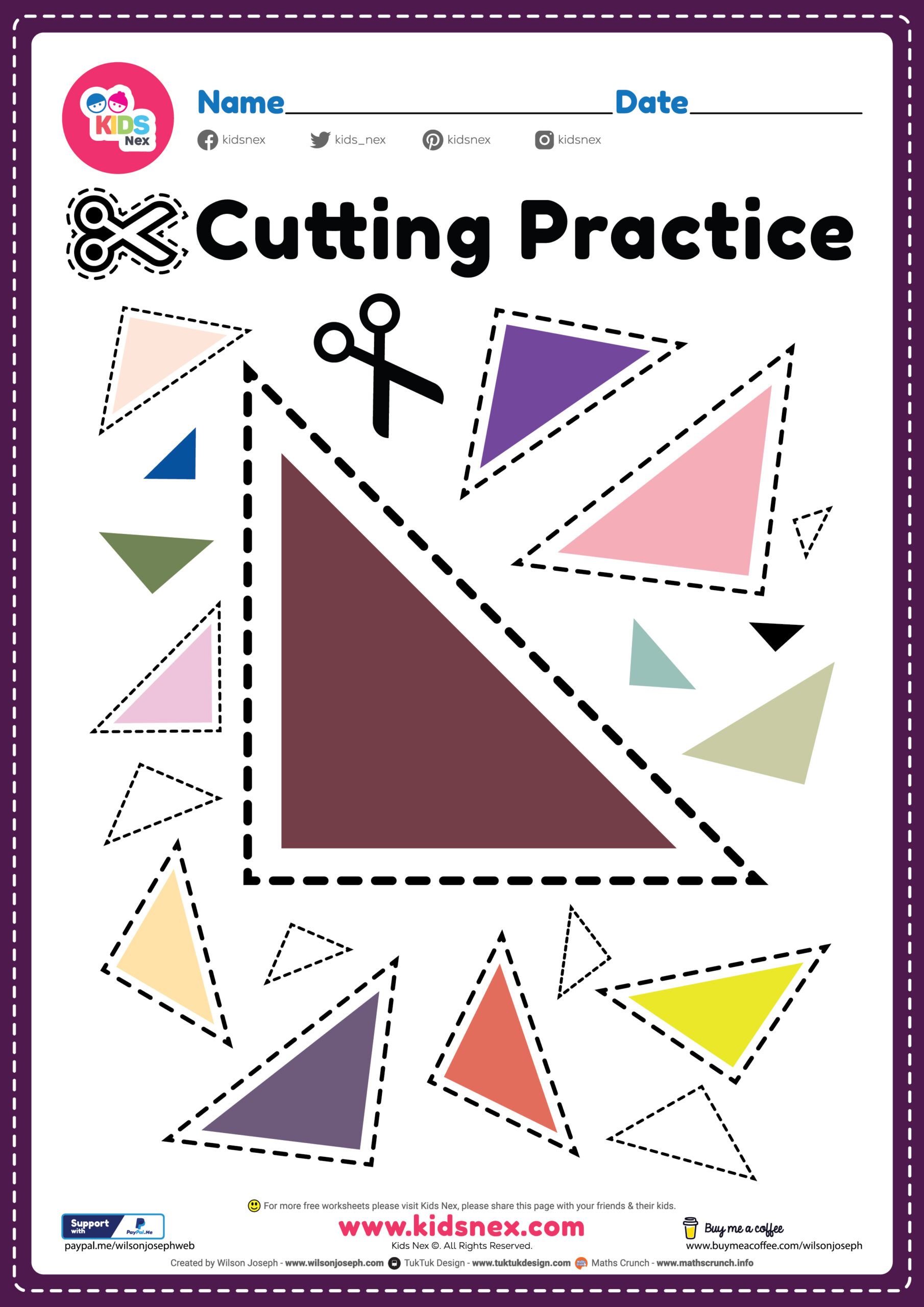 Cutting Activities EYFS Free Printable PDF For Kids